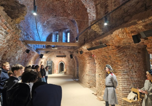 Uczniowie w Kopalni Złota