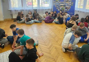 Uczniowie podczas warsztatów