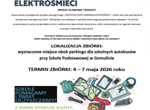 Zbiórka elektrośmieci w naszej szkole